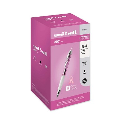 uni-ball 207 Retractable Gel Pen 0.7mm Ink Pink Barrel 2003896