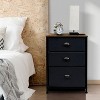 Sorbus 3  Drawers - Steel Frame, Wood Top & Easy Pull Fabric Bins - Perfect for Home, Bedroom, Office & College Dorm - 2 of 4