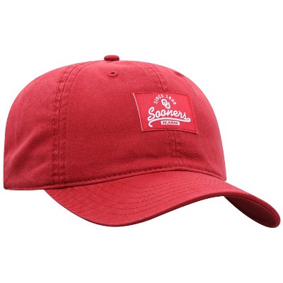NCAA Oklahoma Sooners Men's Dez Garment Washed Canvas Hat