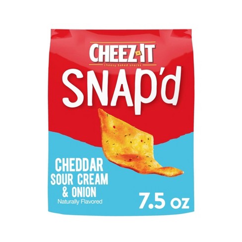 Cheez It Snap D Cheddar Sour Cream Onion Crackers 7 5oz Target
