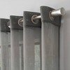 Atlantic Ombre Open Weave Sheer Grommet Top Curtain Panel - Scott Living - 2 of 4