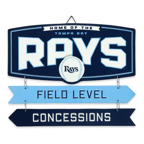 MLB Tampa Bay Rays Baseball Field Metal Panel