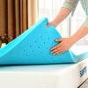 Subrtex 3 Inch Cooling And Breathable Gel-Infused Memory Foam Mattress Topper - 2 of 4