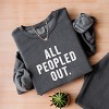 Simply Sage Market All Peopled Out Lightweight Garment Dyed Sweatshirt - 3 of 4
