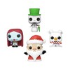 Funko Pocket POP! Disney The Nightmare Before Christmas Jack Skellington Tree Holiday Box 4 Pieces  Keychain - 2 of 2