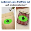 Avery Neon Green Paper Labels, 2" x 3-1/3" Oval - 3 of 4