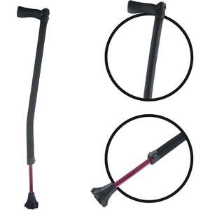 Luupatchy Heavy Duty Walking Cane - Travel/Hiking Ready, Adjustable, Stylish, Ultimate Comfort & Stability for Seniors, Men, Women - 1 of 4
