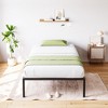 homfan Bed Frame No Box Spring Needed, Heavy Duty Metal Platform Bed Frame for Bedroom Easy Assembly, Noise Free, Black - 2 of 4
