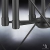 Urban Ambiance Luxury Contemporary Chandelier,  26"H x 28"W,  Midnight Black Finish, UHP2702 - 4 of 4