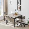 CIPACHO Folding Dining Table, 1.2 inches thick table top, for Dining Room, Living Room, Grey, 63.2'' L x 35.5'' W x 30.5'' H. - 3 of 4