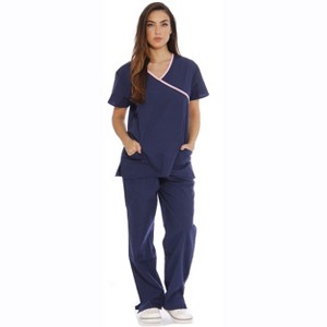 Just Love Women's Nurse Scrub Sets - Mock Wrap Style for Comfort and Style - 1 of 3