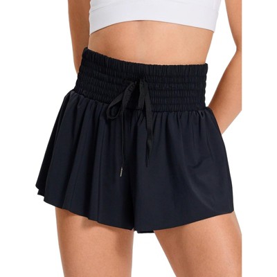 Clotth Flowy Athletic Shorts for Women Workout Running Gym Yoga High Waist Skort Sweat Skirt Cute Clothes Summer Outfits