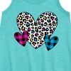 Girls' - Instant Message - Patterned Hearts Graphic Sleeveless Aline Dress - 2 of 4