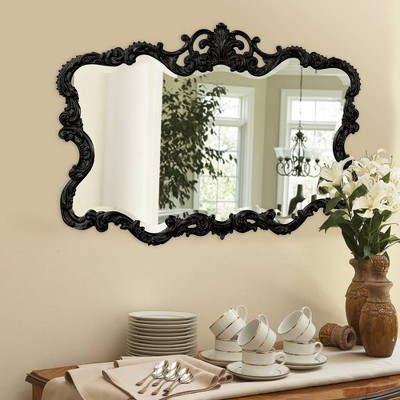 Corbin Industrial Rectangular Mirror in Textured Silver Finish
