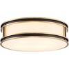 Savoy House Alberti 4 - Light Flush Mount in  Matte Black/Warm Brass - 2 of 3