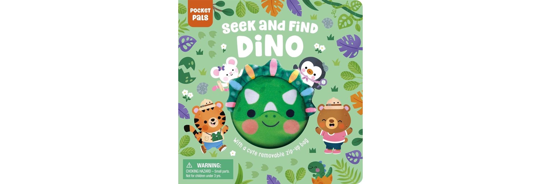 Pocket Pals: Seek and Find Dino - by  Igloobooks (Board Book)
