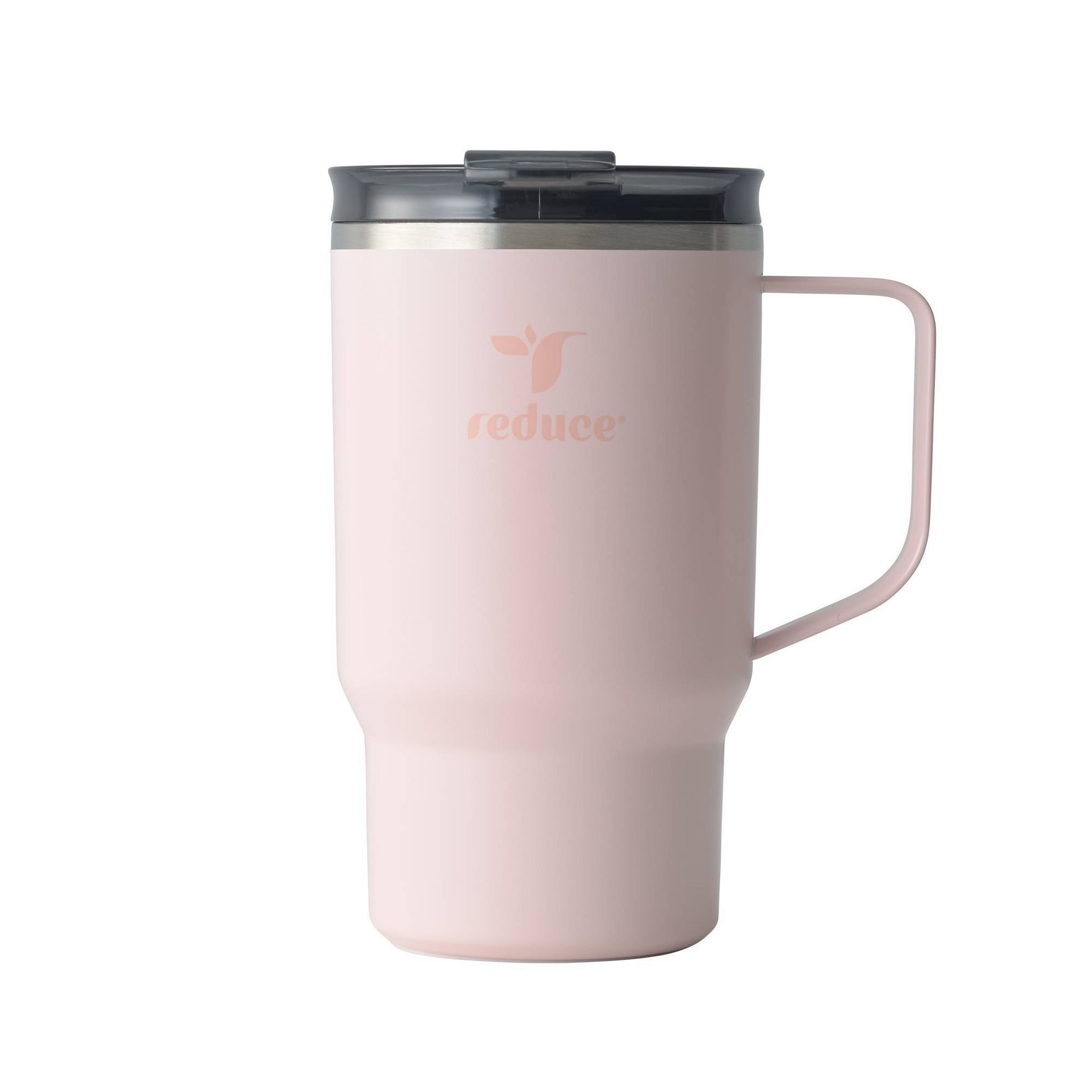 Reduce 18oz Hot1 Insulated Stainless Steel Travel Mug with Steam Release Lid - Blush: Coffee Tumbler, Dishwasher-Safe