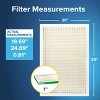 Filtrete 20''x25''x1'' Dust Pollen Pet Dander Filter - 2 of 4