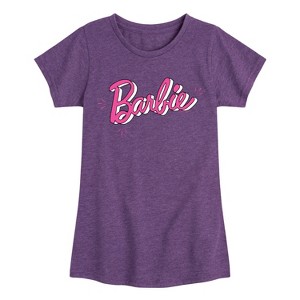 Girls' - Barbie - Sketch Original Fitted Short Sleeve Graphic T-Shirt - 1 of 4