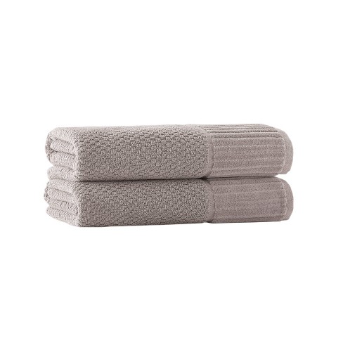 Enchante Home Laina Turkish Cotton Bath Towel Set of 4 - Beige 