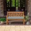 ARDEN Foam Outdoor Bench Cushion, 48 x 18, made with ProFoam, Rain-proof, Fade Resistant - 2 of 4
