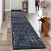 Area Rug Machine Washable Rug Non Slip Non Shedding Indoor Carpet Boho Geometric Low Pile Foldable Stain Resistant Throw Rug for Bedroom Living Room - 2 of 4