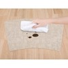 REGALWOVEN Faux Leather Washable Heat Resistant Wipeable Table Mat 6 Pcs - 3 of 4