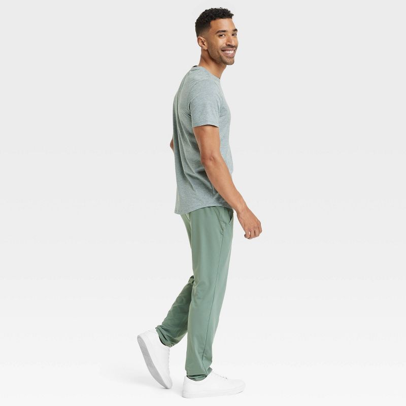 Men's Soft Stretch Tapered Joggers - All In Motion™, 4 of 5
