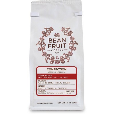 Bean Fruit Confection Espresso Roast Ground Coffee - 12oz
