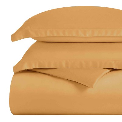 Premium Cotton 300 Thread Count Solid Duvet Cover Set by Blue Nile Mills