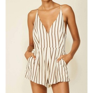 Women's Macario Romper - line and dot - 1 of 4