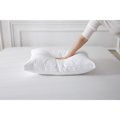 Euro Square Hypoallergenic Down-Alternative Pillow with Cotton Cover