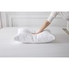 Maxi Down Alternative Cotton Top Bed Pillow - Single Pillow White - 3 of 4