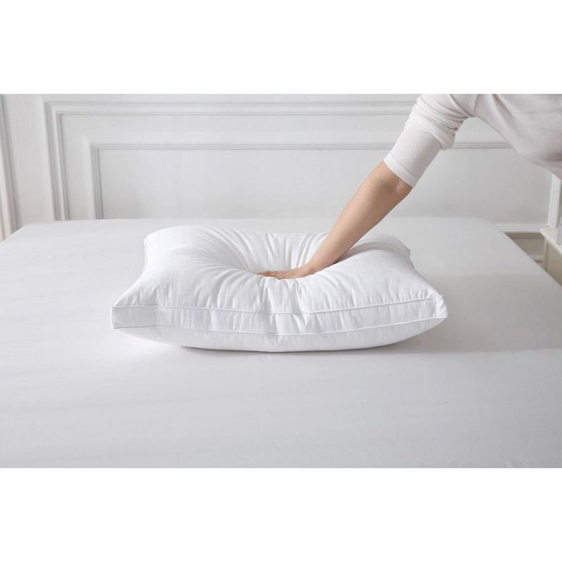 Maxi Deluxe  Pillow Cotton, Microfiber, 2-Piece White - Standard, 3 of 9