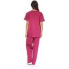 Just Love Scrub Set - 6 Pocket Medical Uniform - (V-Neck with Cargo Pant Nurse Set) - 3 of 3