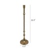 AZL1 Life Concept Candle Holders, Tall Slender Taper Holder with Bead Detailing for Floor and Entryway Display, Gold, 5.5"*5.5"*23.5" - 2 of 4