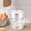 Cheer Collection Wireless Mini Food Chopper, USB Rechargeable, 250ml Portable Electric Garlic Grinder for Veggies, Baby Food, Nuts - 3 of 4