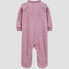 Carter's Just One You® Baby Girls' Fleece Forest Friends Sleep N' Play - Pink - 2 of 3