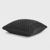 20"x20" Oversize Chunky Sweater Knit Square Throw Pillow Black - Evergrace: Acrylic, Oeko-Tex Certified, Indoor - 2 of 4