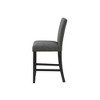 Transitional Fabric Barstool with Padded Seat and Decorative Nailhead Trim, Set of 2 for Kitchen or Dining Area - 2 of 4