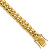 Chisel Stainless Steel Polished Yellow IP-plated with Cubic Zirconia 9.25" Curb Link Bracelet - 2 of 4