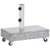 VidaXL Umbrella Base Light Gray 17.7 in.x9.8 in.x3.3 in. Granite - 4 of 4