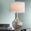 Possini Euro Design Swift Modern Table Lamp 30 1/2" Tall Mercury Glass Double Shade for Bedroom Living Room House Bedside Nightstand Office Entryway - 2 of 4
