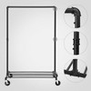 Heavy-Duty Clothes Rack, Clothing Rack for Hanging Clothes, Industrial Garment Rack on Wheels, Metal Frame, Commercial Display - 4 of 4