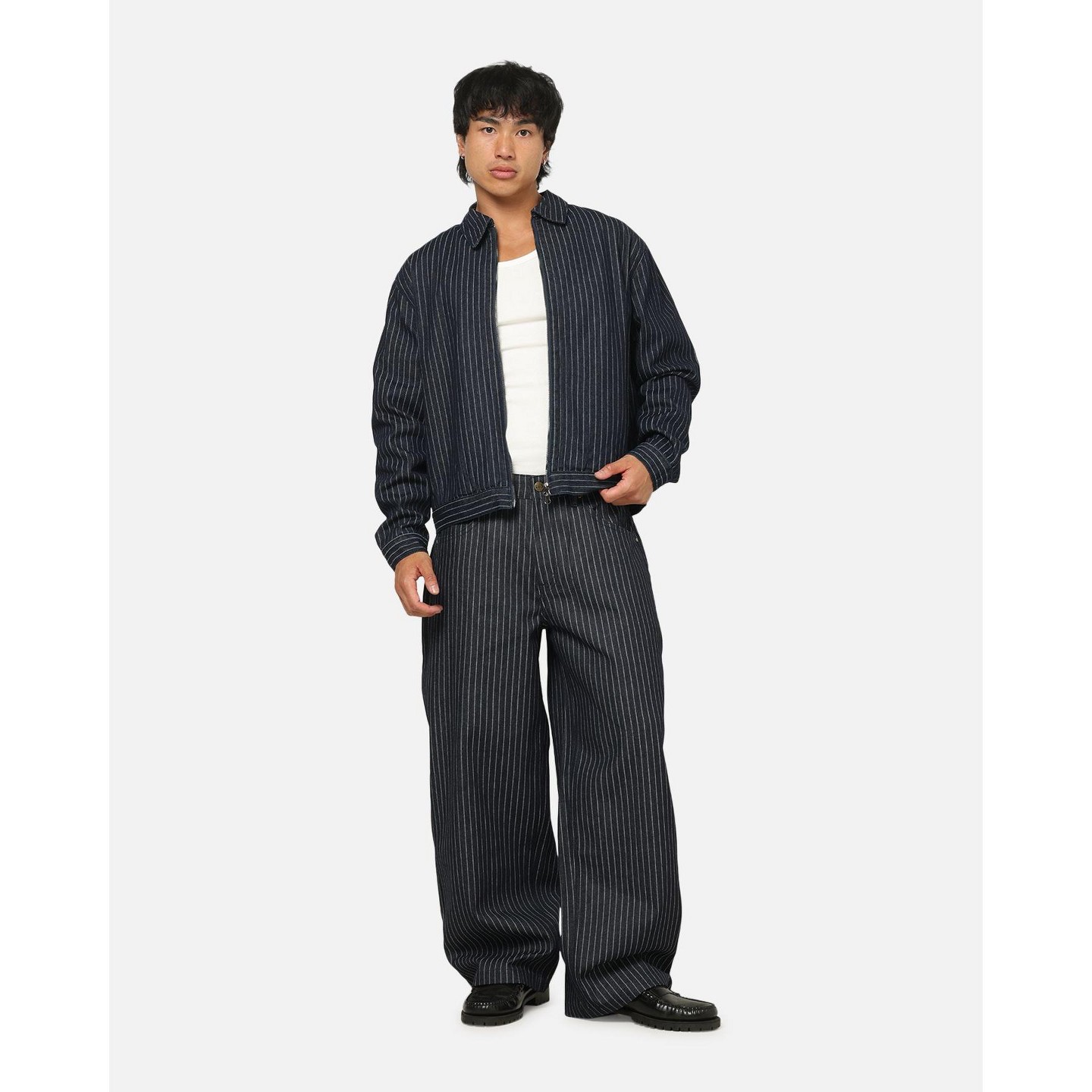 Мужские куртки Carre Lockout Pinstripe Jacket - Navy Pinstripe XL — фото 2