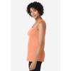 Woman Within Plus Size Rib Knit Tank - 4 of 4