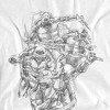 Teenage Mutant Ninja Turtlehinobis Youth T Shirt, White - 3 of 4