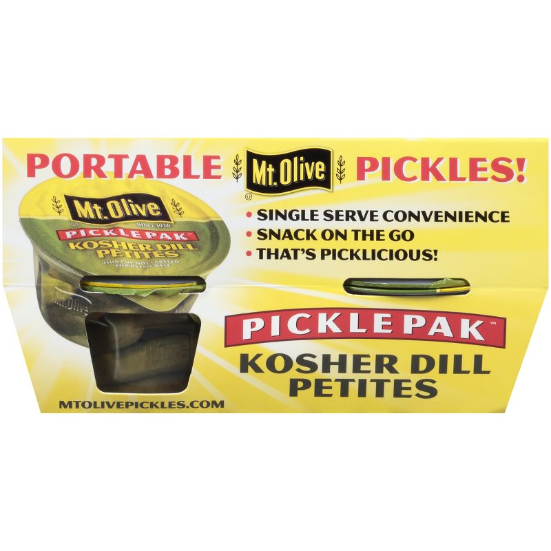 Mt. Olive Kosher Dill Petites - 14.8oz/4ct, 2 of 4