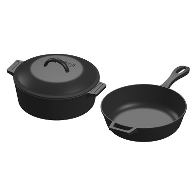 Bayou Classic Cast Iron 3pc Cookware Set