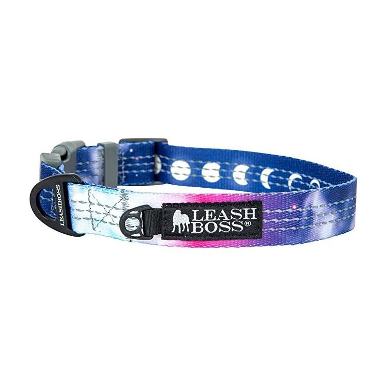 Leashboss Patterned Reflective Dog Collar, 1 of 5